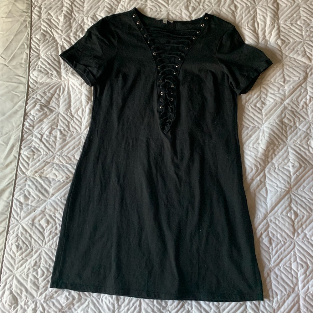 Black short dress